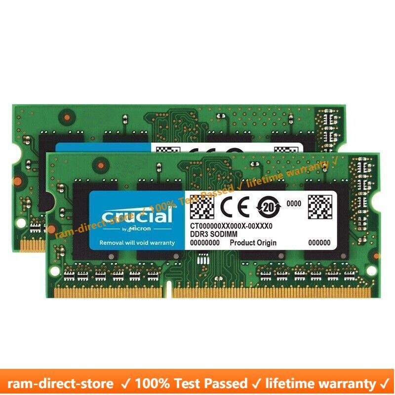 2PCS Crucial DDR4 RAM Laptop Memory 4GB 8GB 16GB Sodimm 2133 2400 DDR4 Notebook