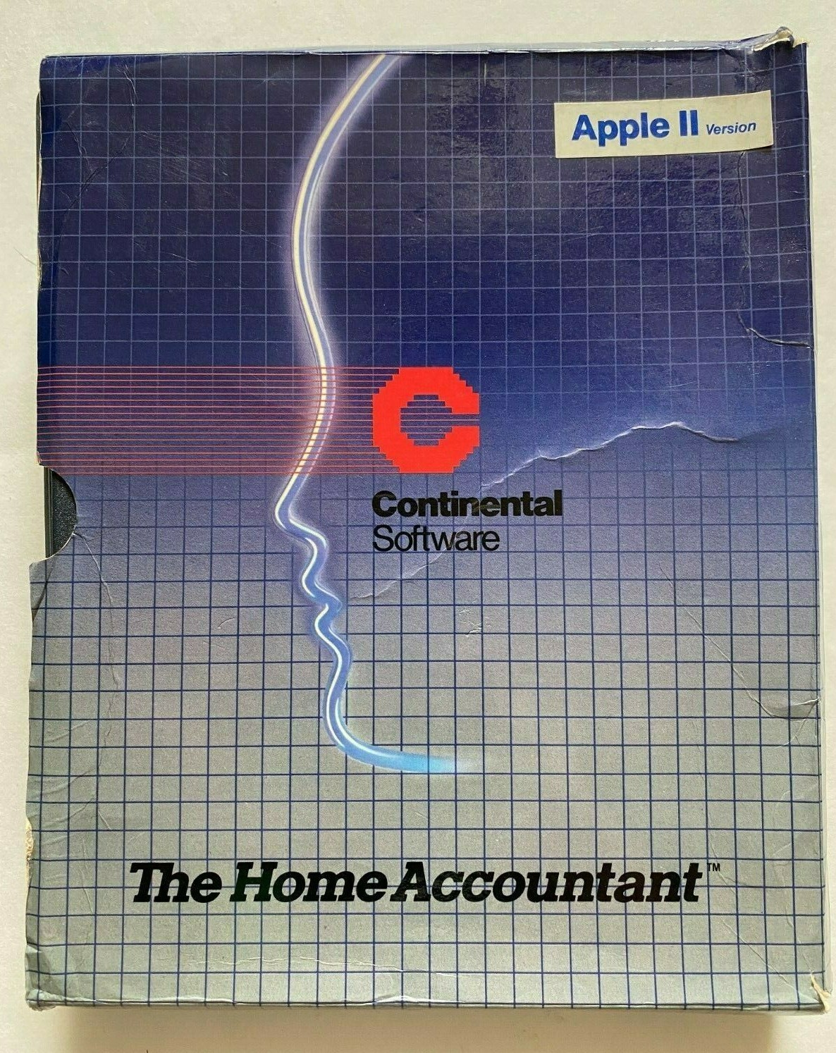 Vtg 1983 Vaporwave Continental Home Accountant Apple ii Instruction Manual Book