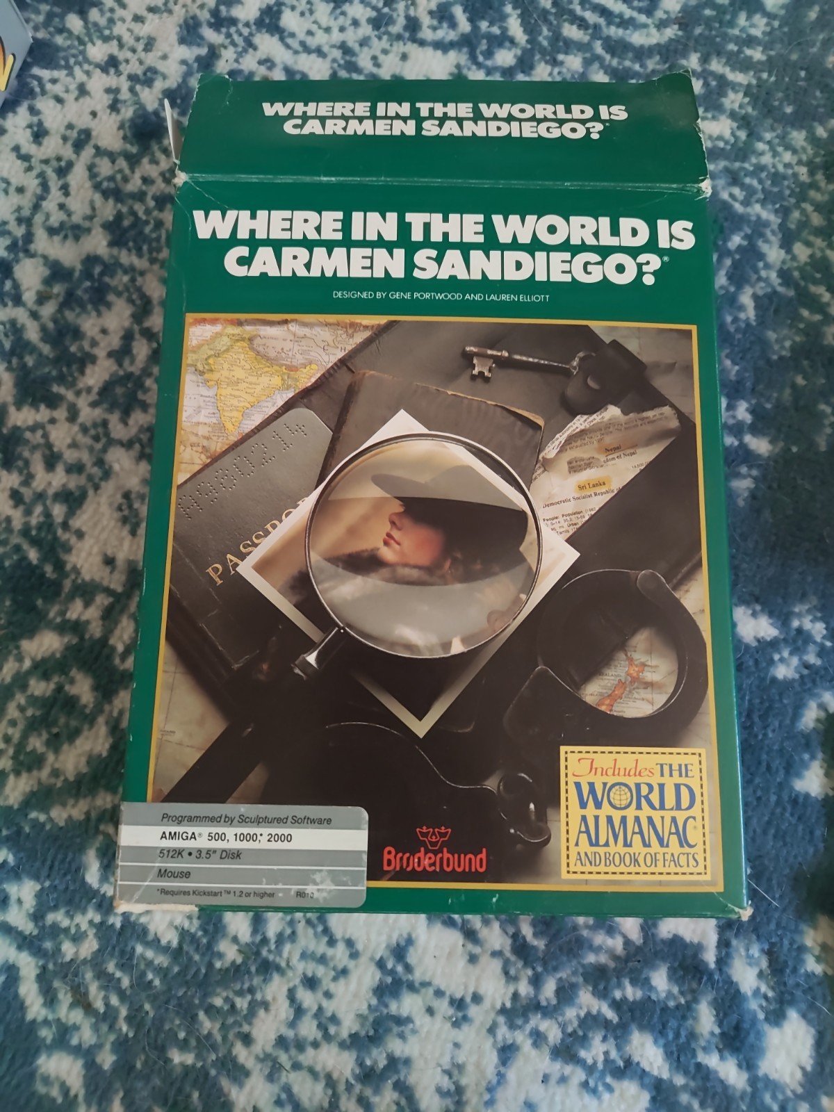 WHERE IN THE WORLD IS CARMEN SANDIEGO? ©1989 Broderbund Game for Commodore Amiga