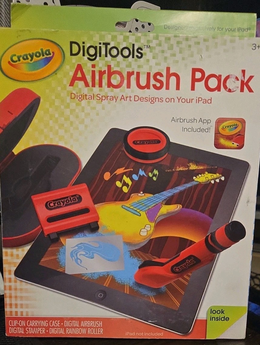 Crayola DigiTools Airbrush Pack Digital Spray Art IPad New Old Stock