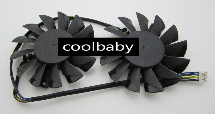 PLD08010512HH Graphics card cooling fan DC12V 0.35A 4Pin