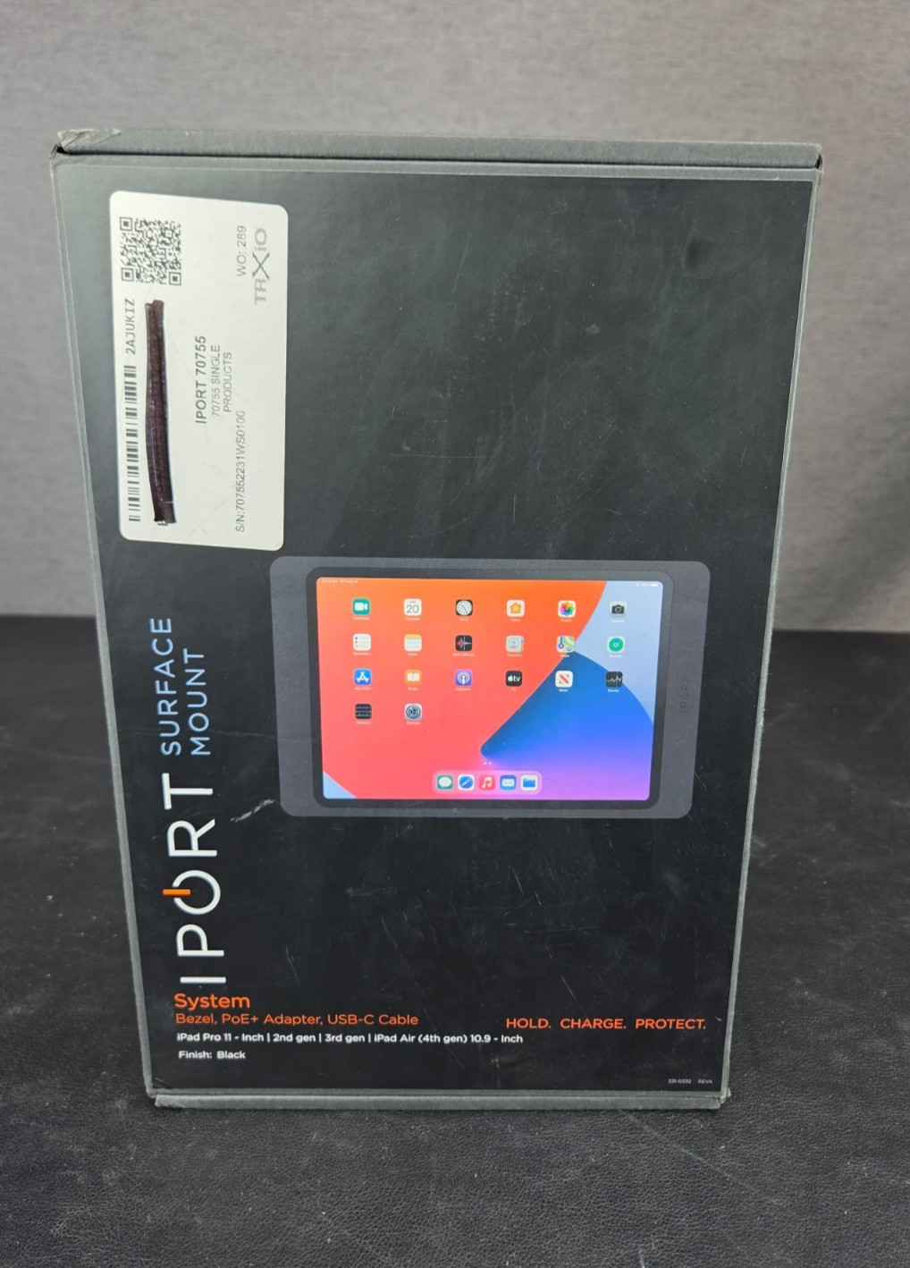 iPort Surface Mount System Black 70755 for iPad Pro 11 Inch/iPad Air 10.9 Inch
