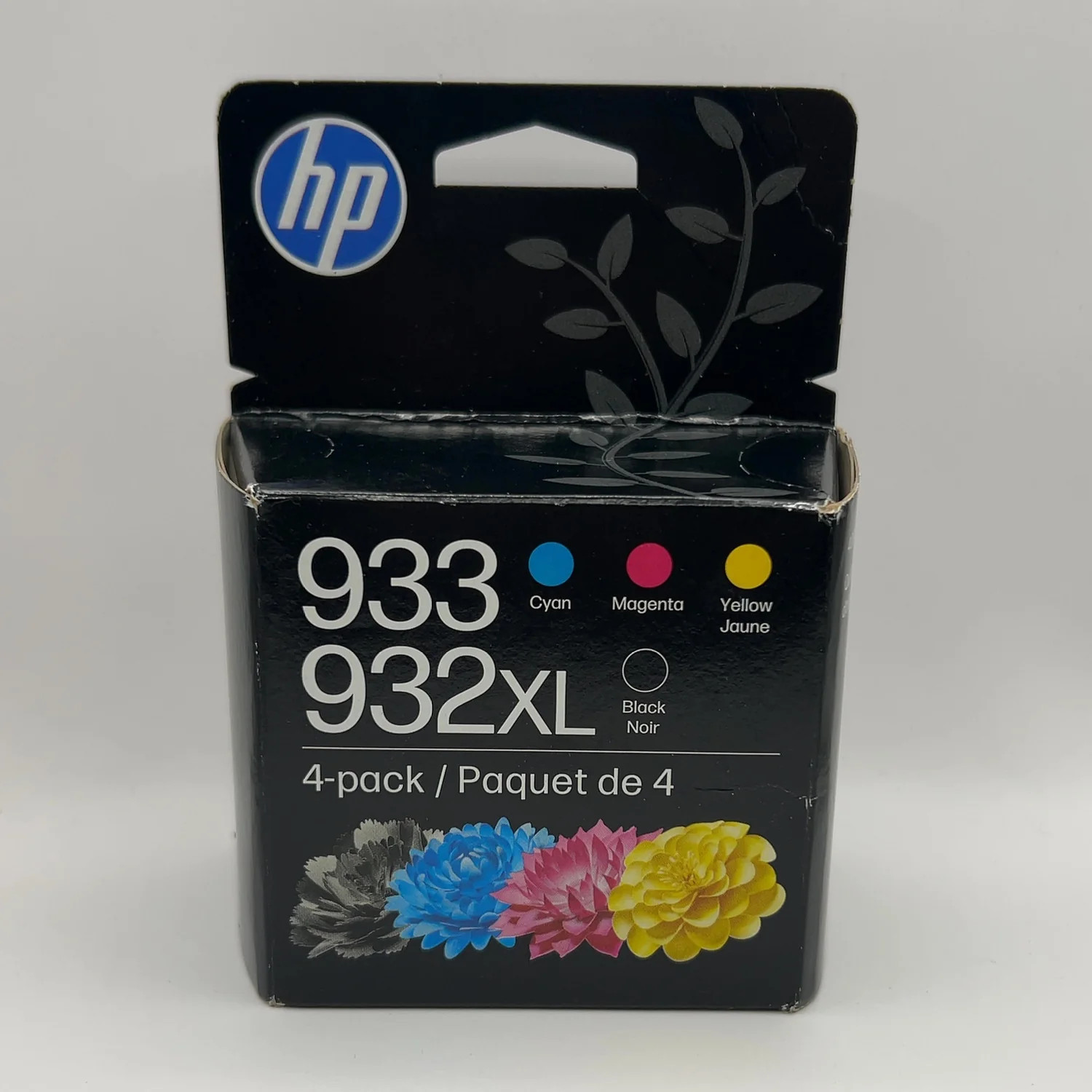 New HP 933 & 932XL 4 Pack Yellow, Cyan, Magenta, and Black Ink Cartridge