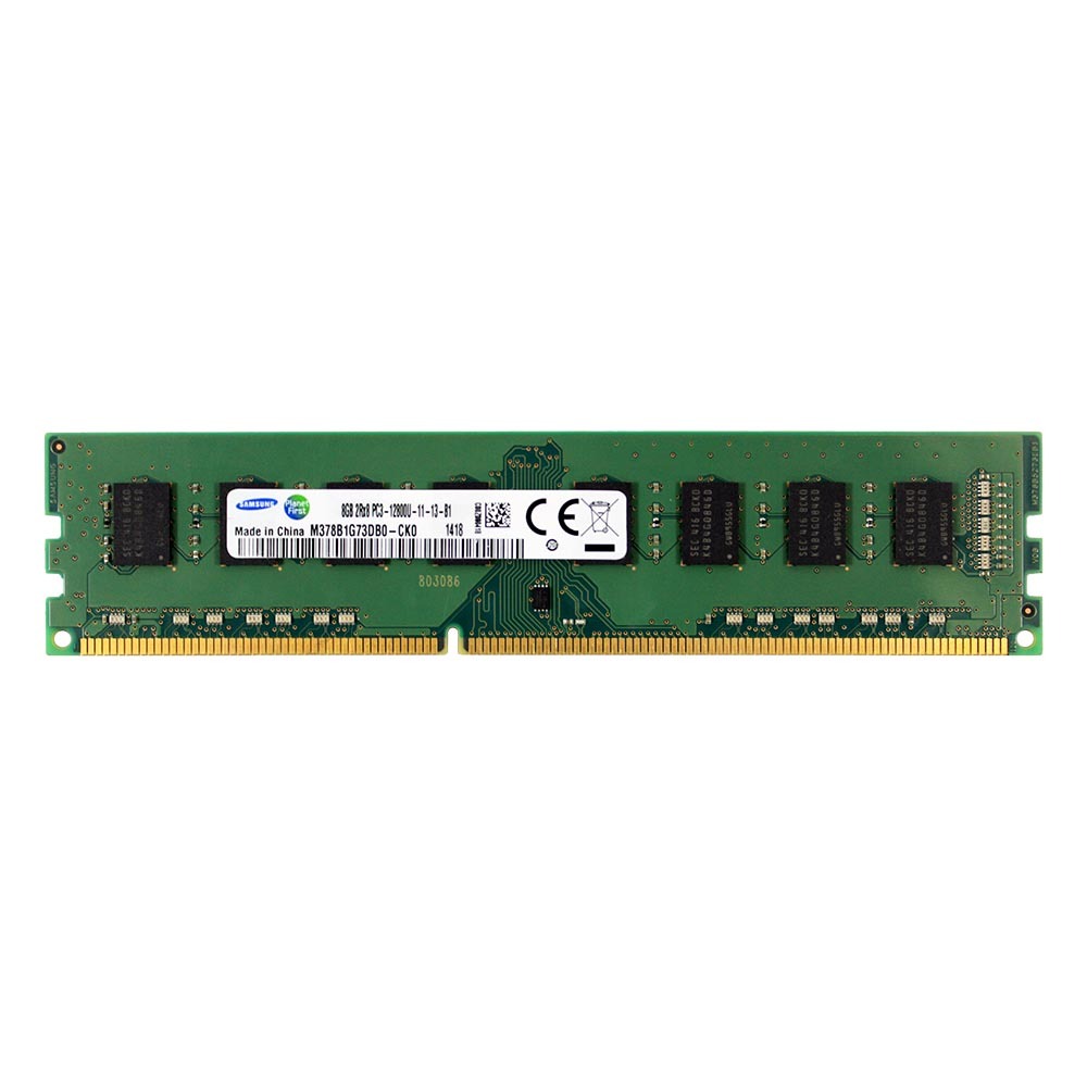 Samsung 8GB 2Rx8 PC3-12800 DDR3 1600 MHz 1.5V Non-ECC DIMM Desktop Memory RAM 8G