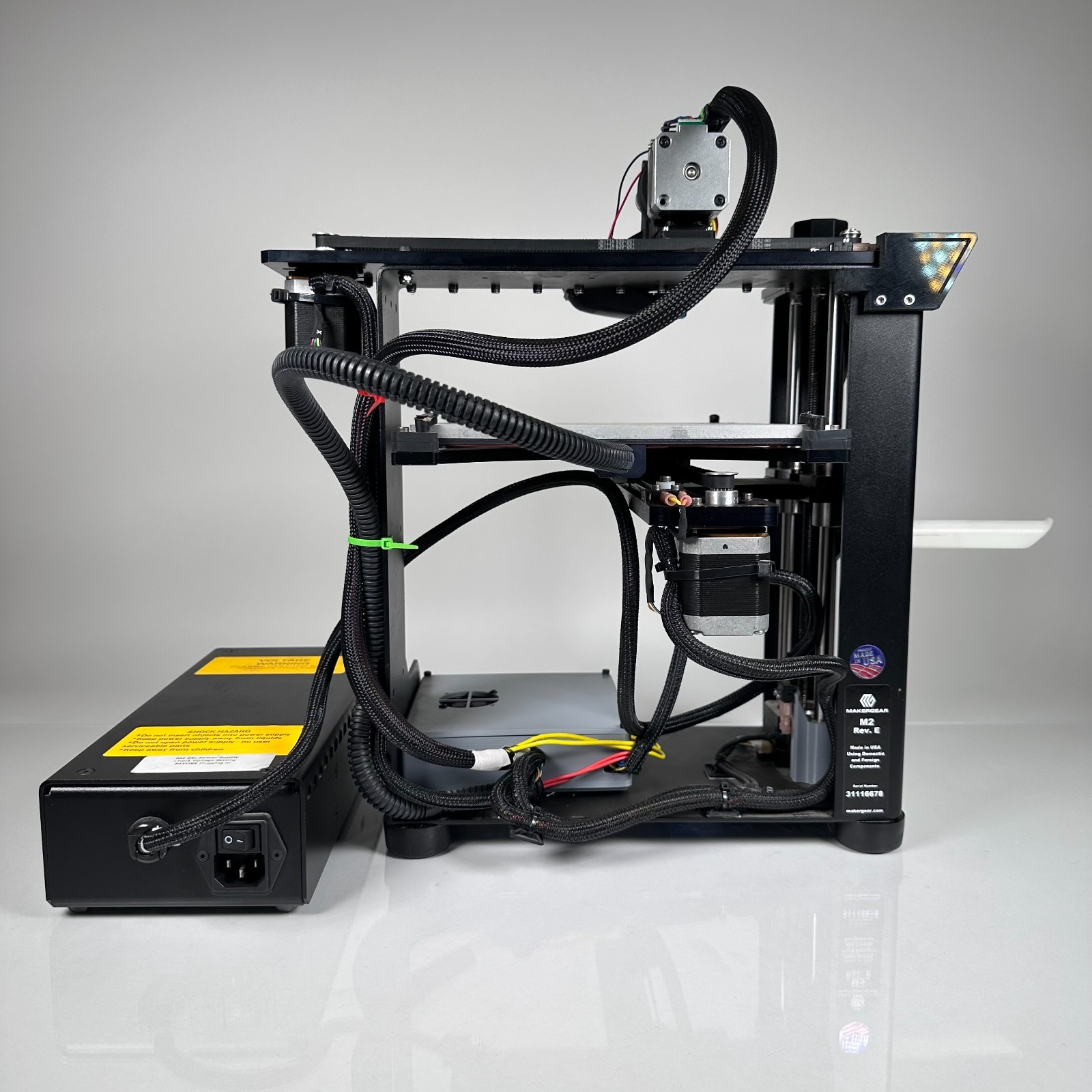 Makergear M2 Rev E 3D Printer w/ Power Supply 