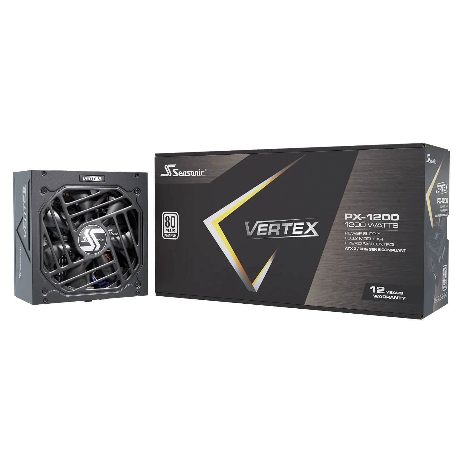 Seasonic Vertex PX-1200 1200W ATX 3.1 80+ Platinum Power Supplies 12122PXAFS