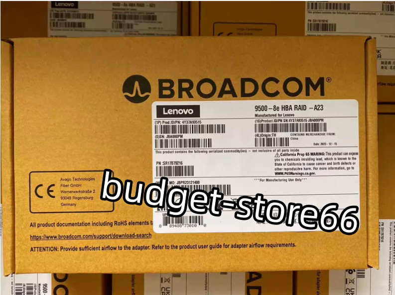 New BroadCom 9500-8e 8pt Ext 12GB Tri-Mode HBA Storage Adapter Expedited Ship