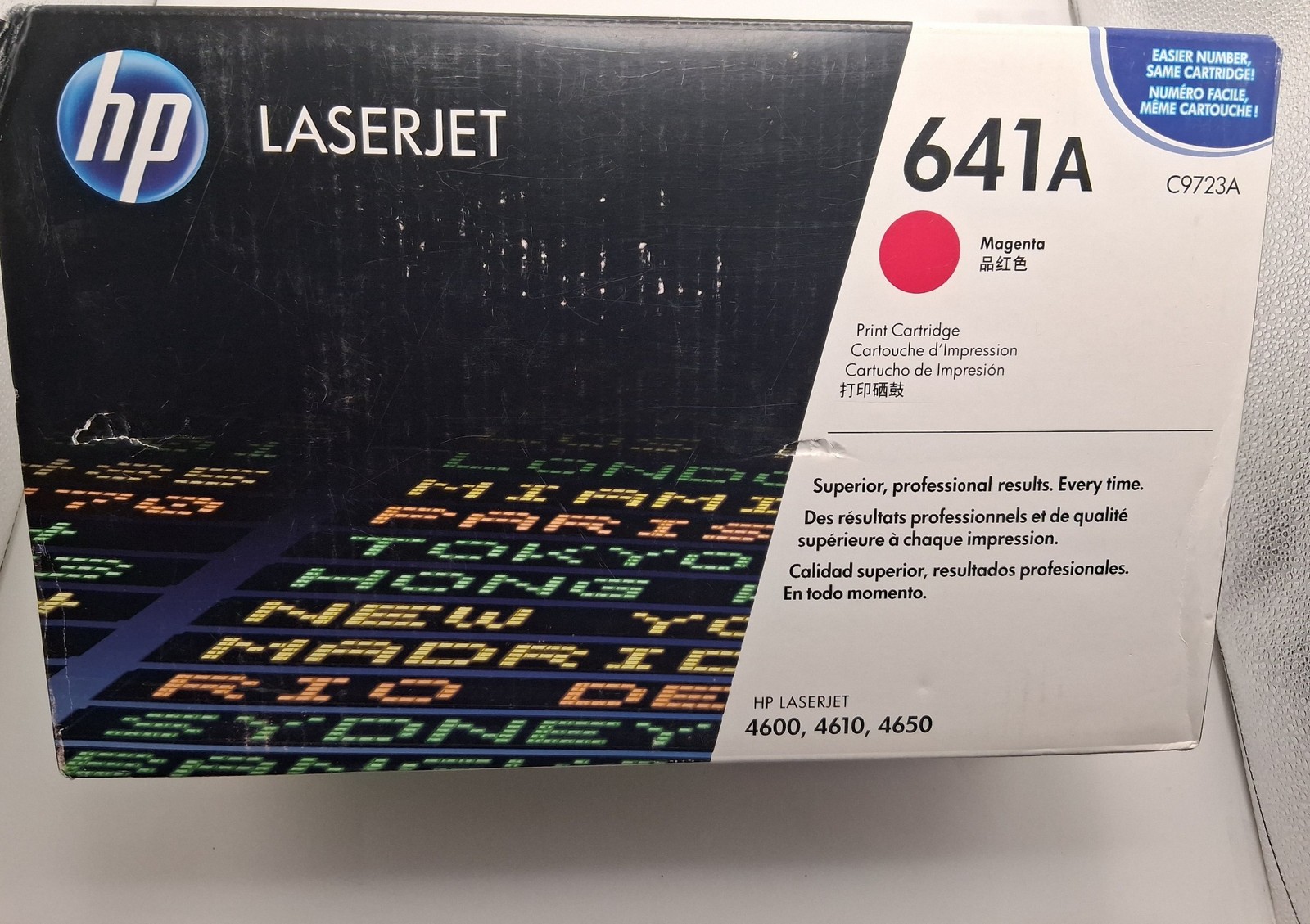 HP 641A Magenta Toner Cartridge C9723A For HP 4600 4610 4650