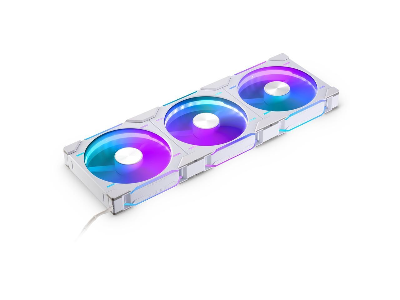 Phanteks PHF140D30R_DRGB_PWM_WT01_3P 140mm ARGB PWM Fan 3-Pack