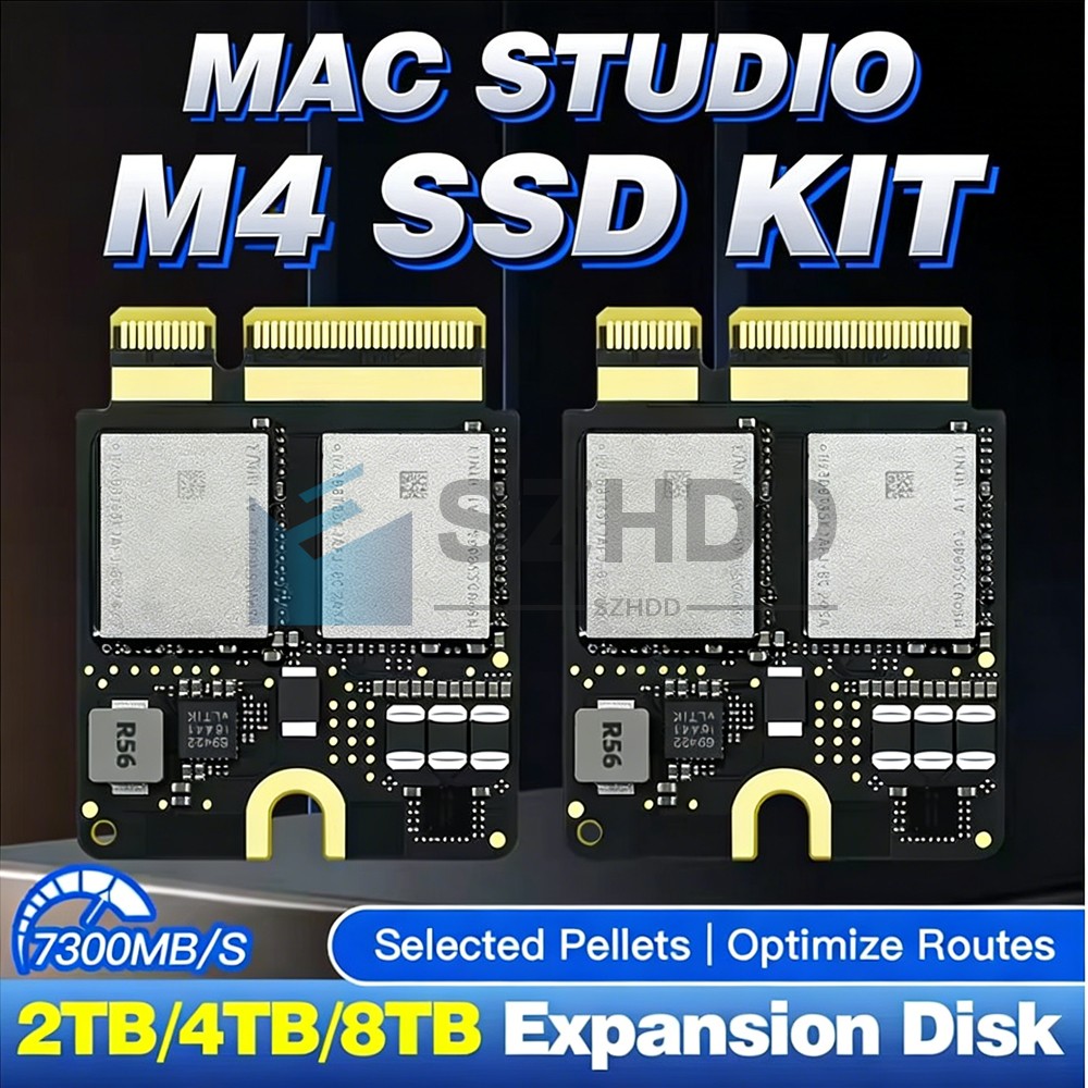 NEW Apple MAC Studio M4 Max 4TB (2X2TB) SSD Expand Hard Drive Upgrade with tools