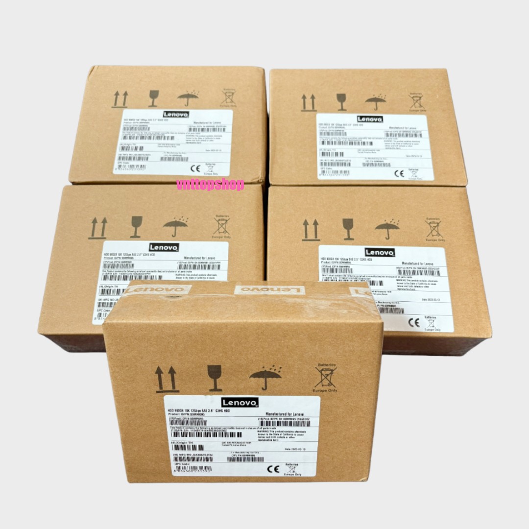 Lenovo 300GB 00WG686 00WG865 10K RPM 12Gb 2.5" SAS System X HDD Hard Drive