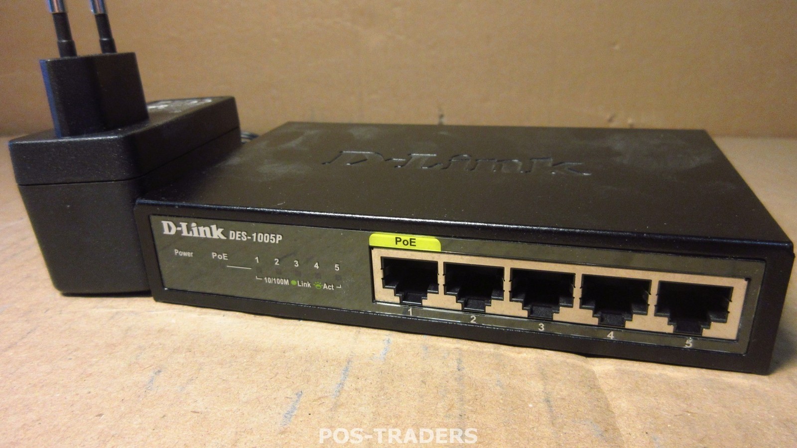 D-Link DES-1005P 5-Port Switch with PoE Port LAN 10/100Mbps Unmanaged INCL PSU