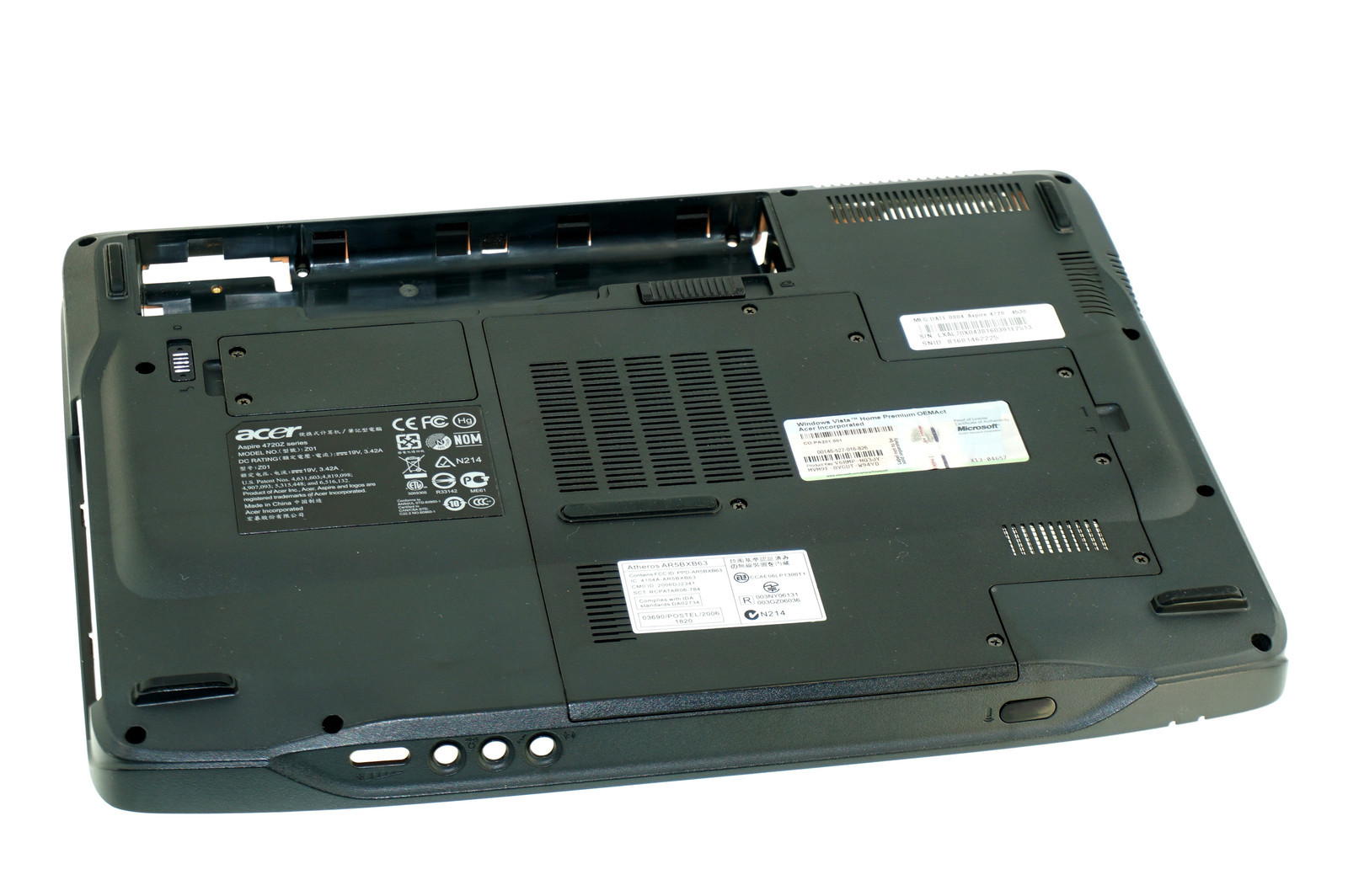 3BZ03BATN00 GENUINE ACER BASE W/ COVER ASPIRE 4720-4538 Z01 (GRADE A) (AB75)