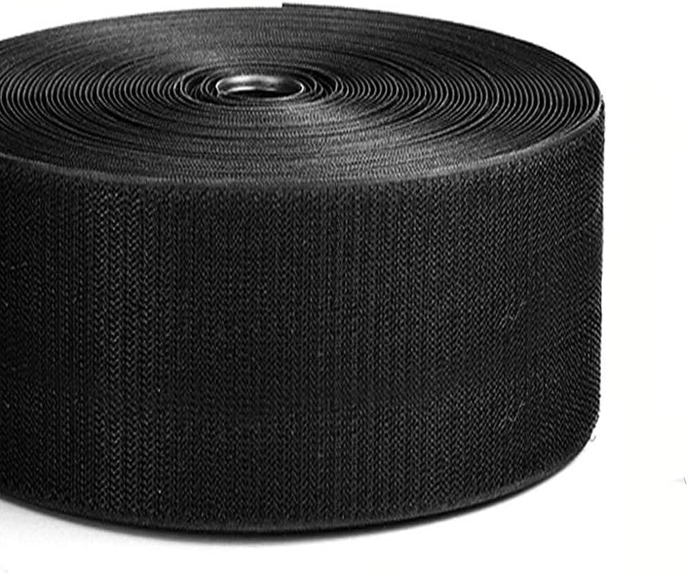 4'' Wide 5 Yards Long Heavy Duty Hook & Loop Cable Tie Cord Wrap Fastener Nyl...
