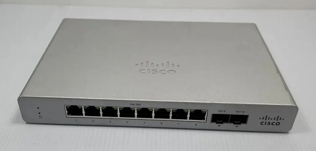 Cisco Meraki MS120-8LP-HW 8-Port PoE UNTESTED  #CC