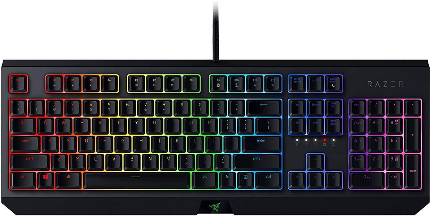 Razer BlackWidow V3 Wired Mechanical Gaming Keyboard - Tactile & Clicky Switches