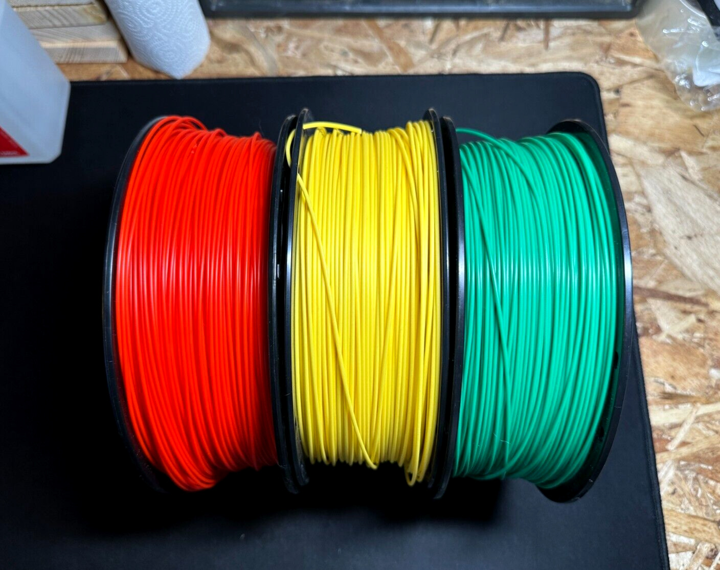 (17x) Bulk Lot of 3D Printer Filament (PETG/PLA/PLA+) - Multiple Colors/Lengths