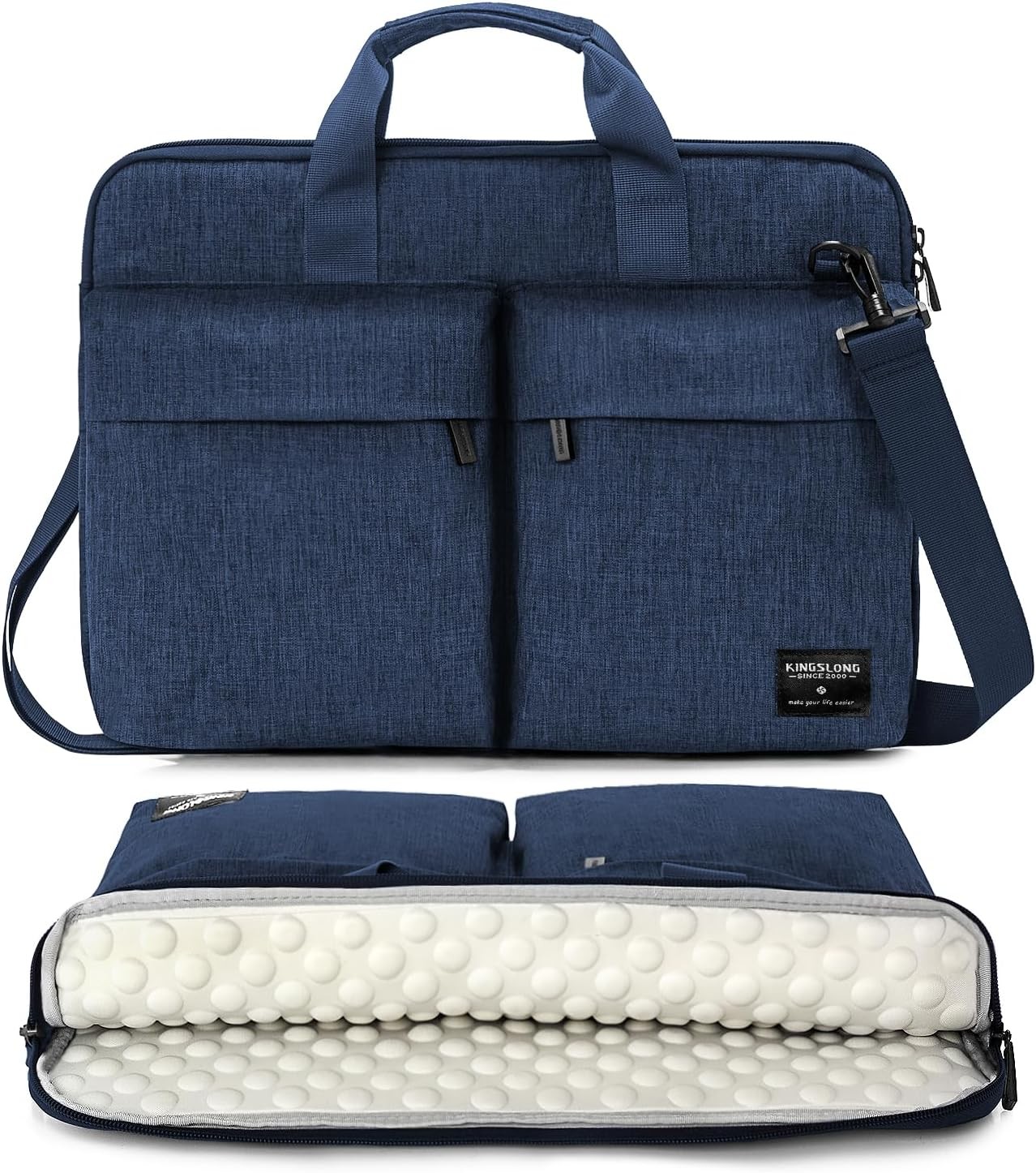 15.6 inch Laptop Shoulder Bag, Slim Laptop Sleeve Case for Acer Asus Dell Lenovo
