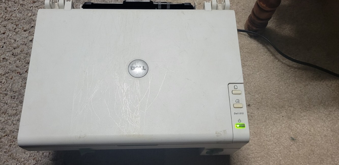 FULLY FUNCTIONAL dell printer all in one Inkjet +PowerCable+cartridge+usbBundle