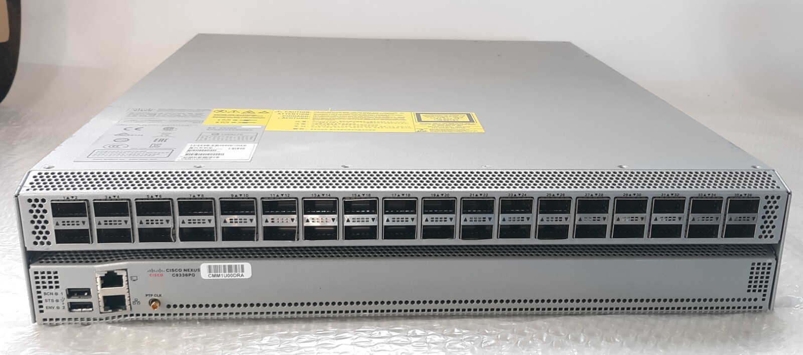 Cisco Nexus N9K-C9336PQ V02 Spine Switch NO Fan Module + Power Supply *UNIT ONLY