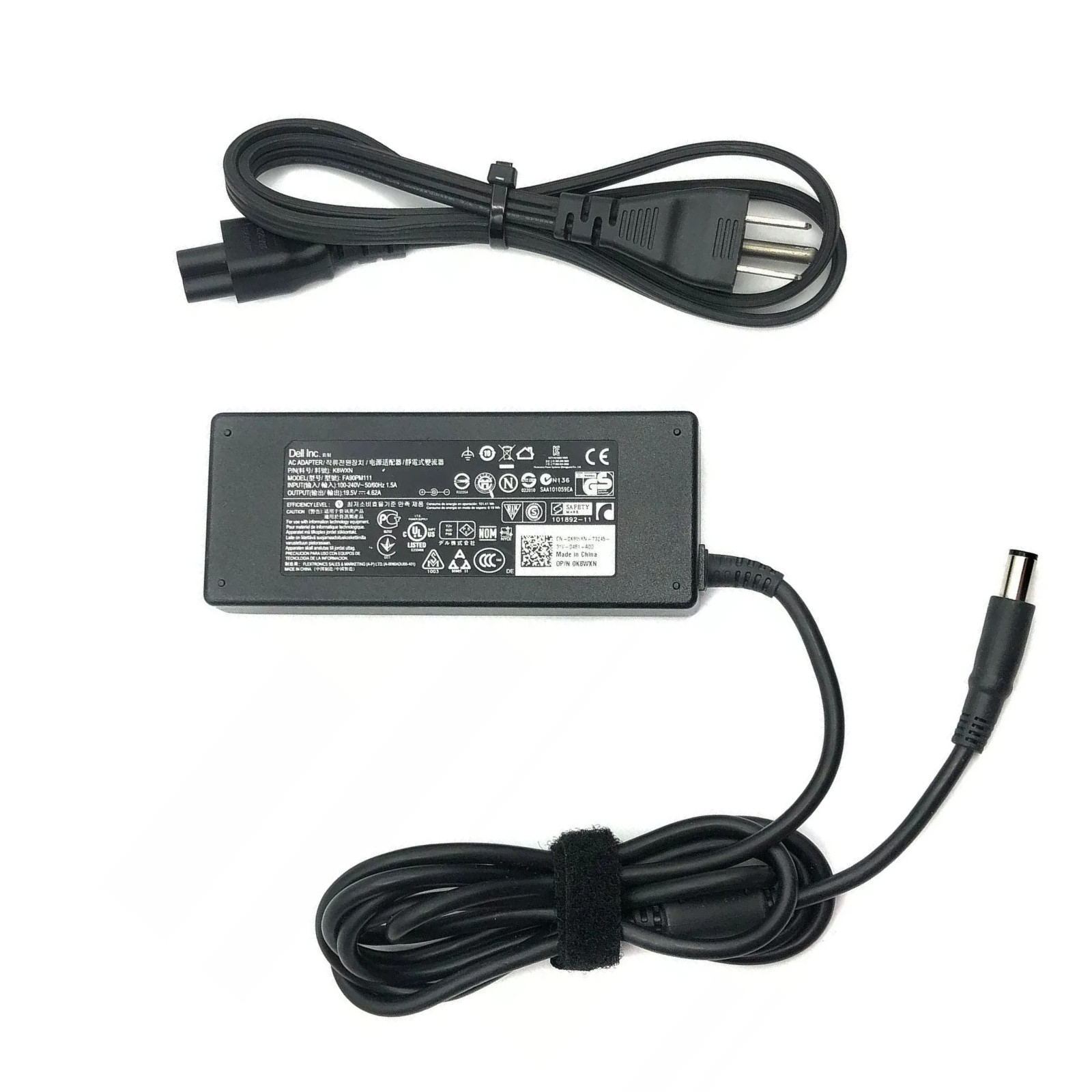 NEW Original Dell 90W AC Adapter Charger 7.4mm Laptop Power Supply - Tested