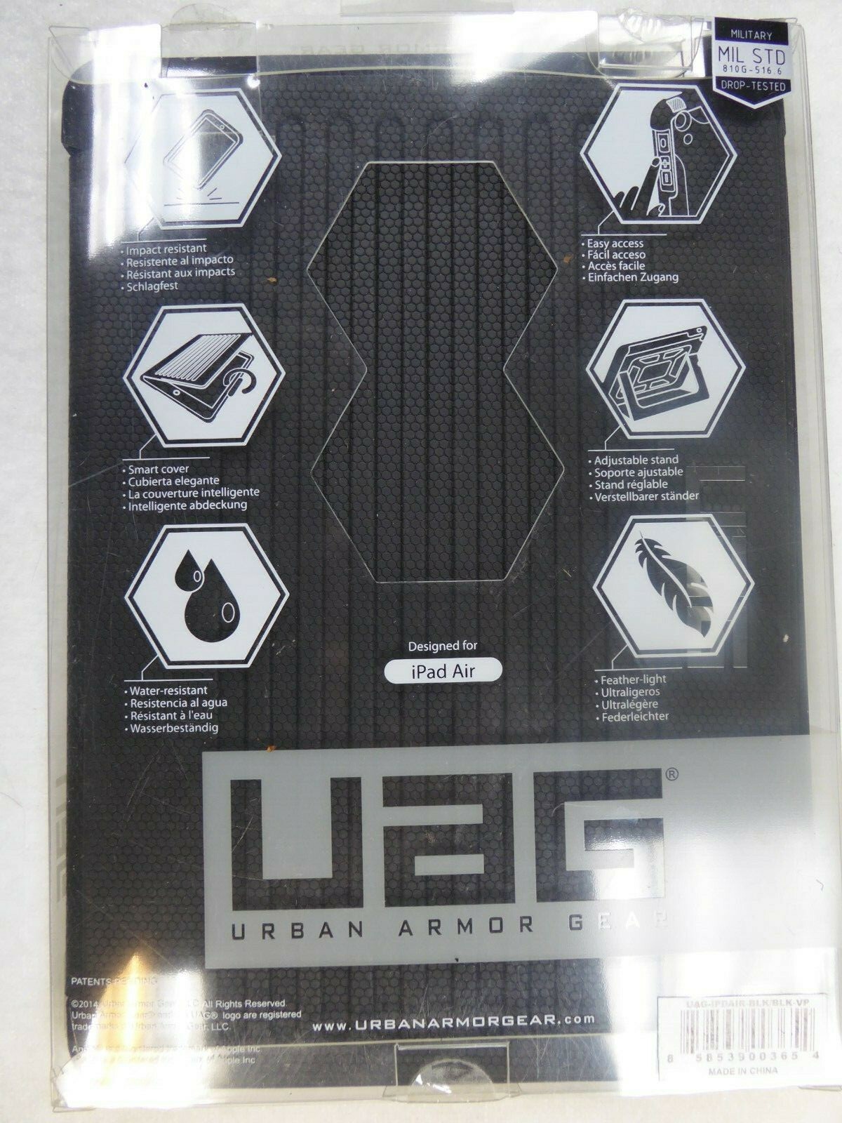 Urban Armor Gear (UAG) Black Smart Cover iPad Air