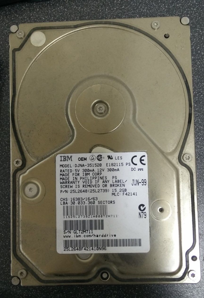 IBM DJNA-351520 / 25L2648 / 25L2739 15.2GB IDE Hard Disk Drive
