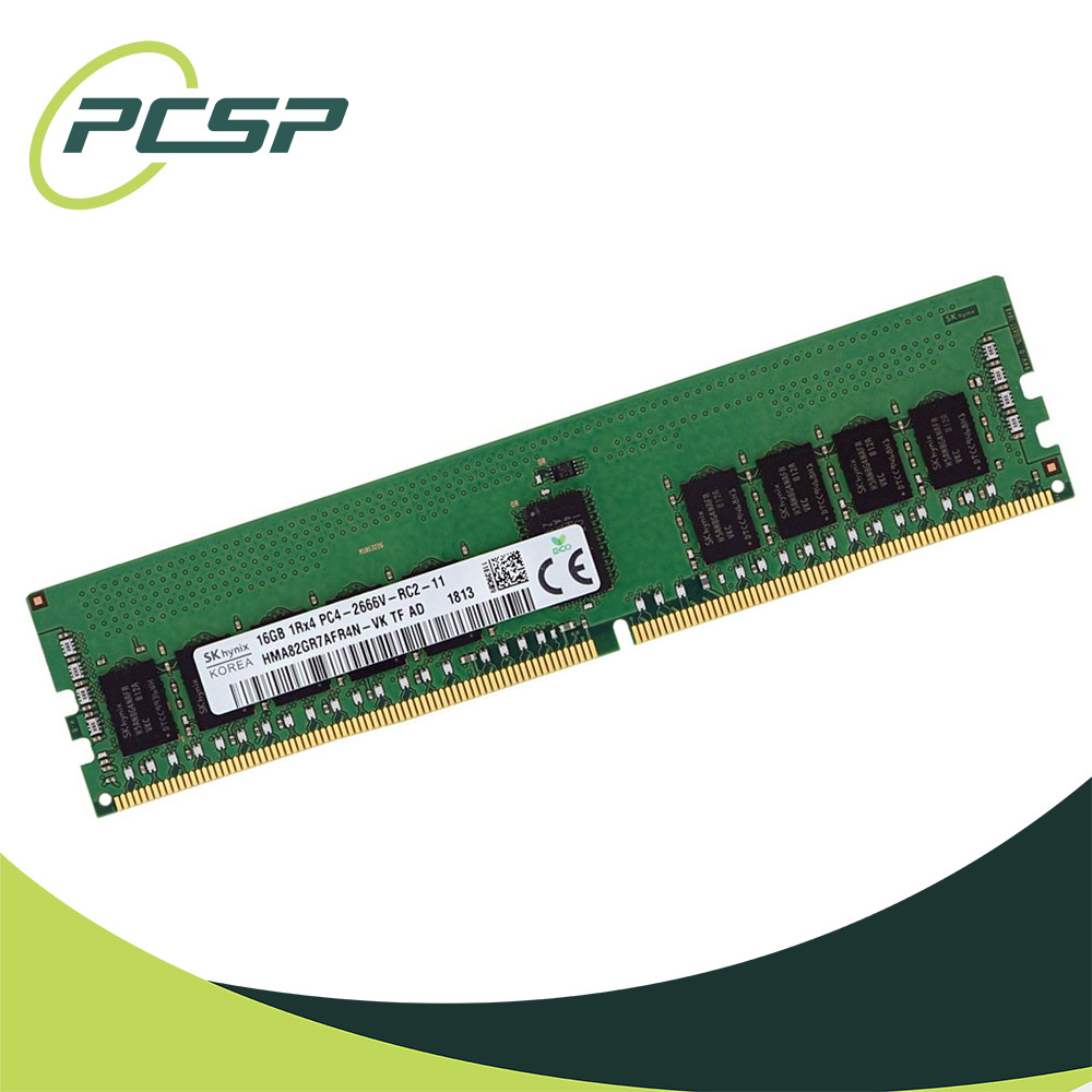 Hynix 16GB PC4-2666V-R 1Rx4 DDR4 ECC REG RDIMM Server Memory HMA82GR7AFR4N-VK