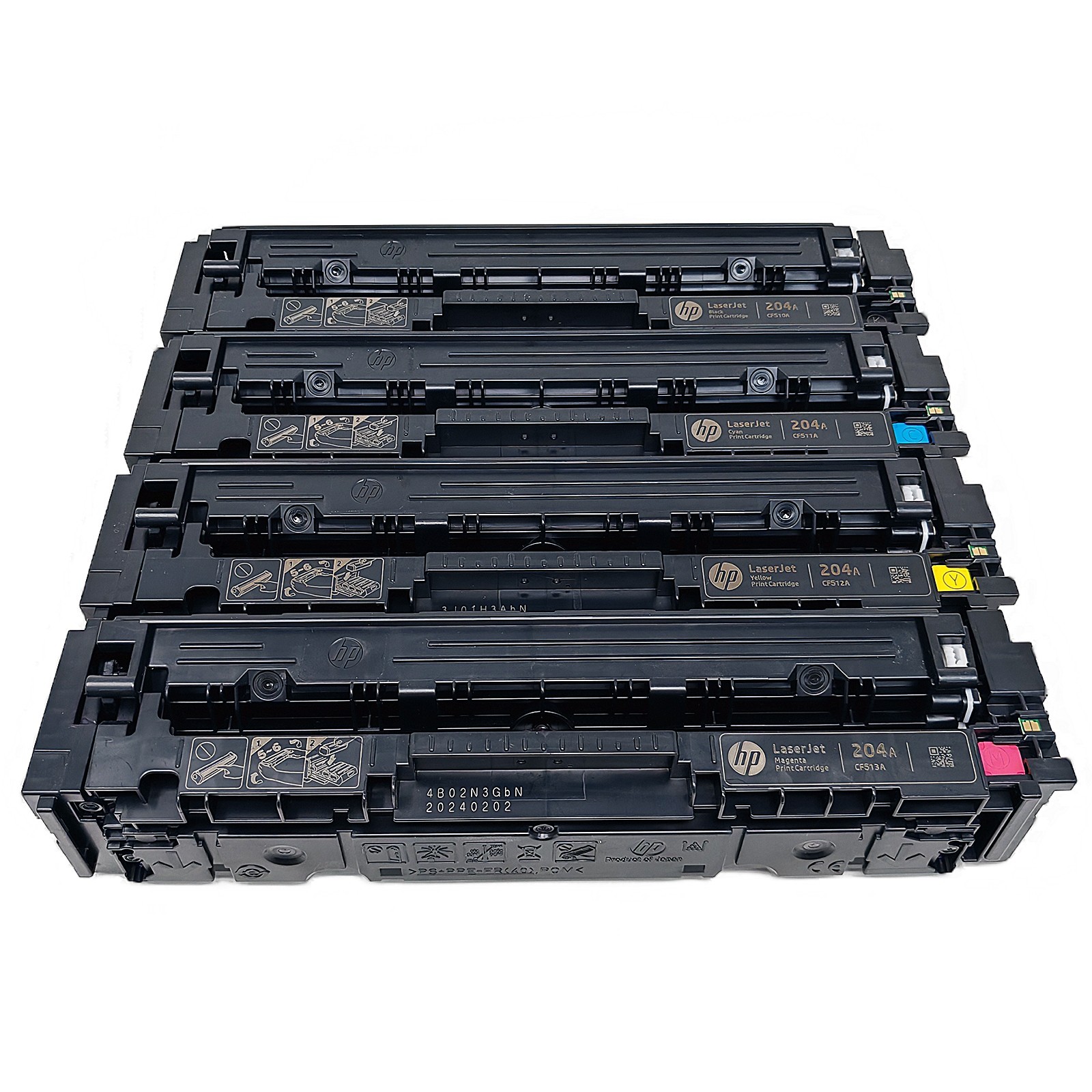 4 Genuine HP 204A CF510A-CF513A Toner for LaserJet M154nw MFP M180n/M180nw 181fw