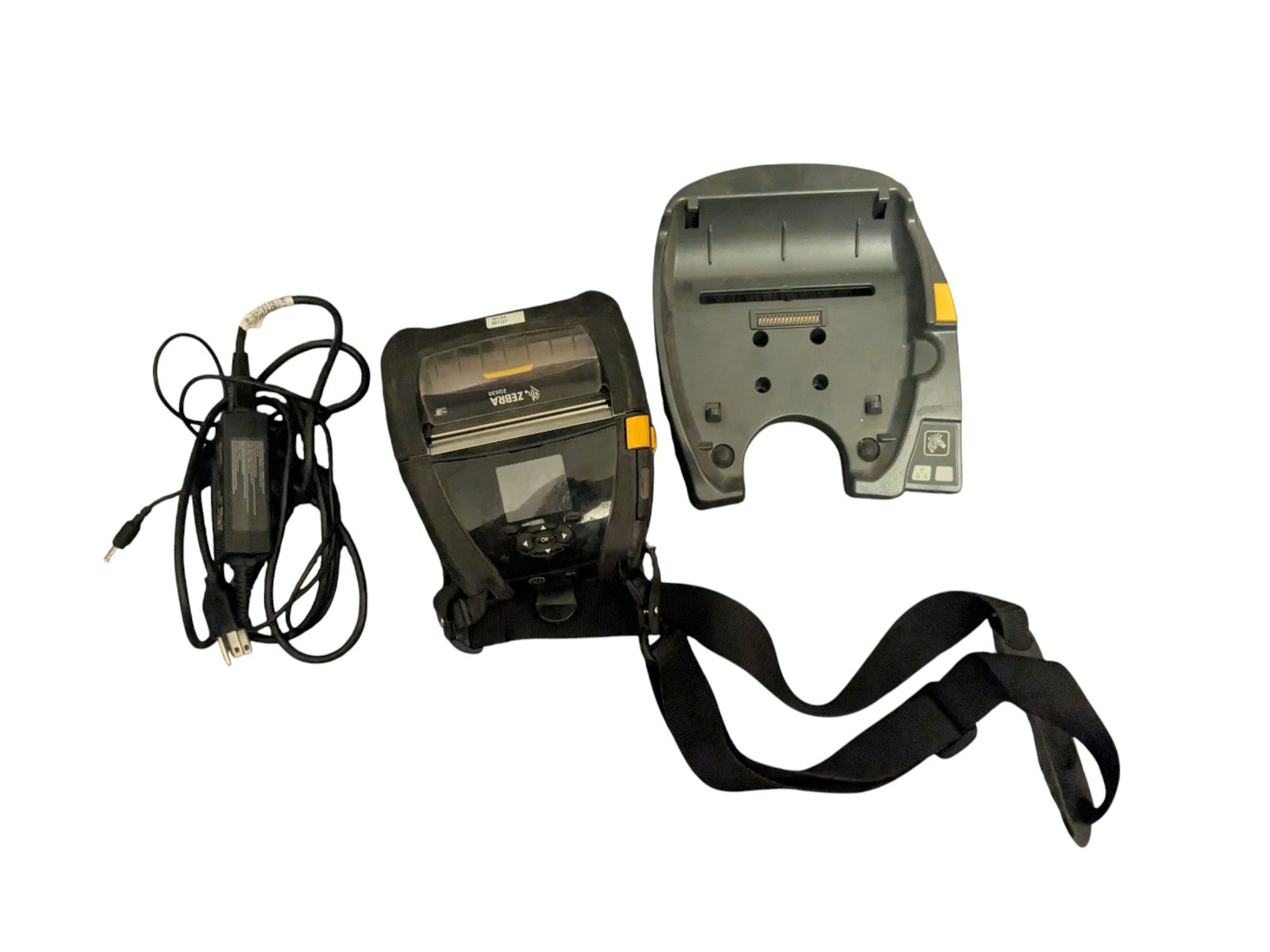 Zebra ZQ630 Direct Thermal Printer Carry Strap, Batt+Cable&Charging Dock 2xRolls