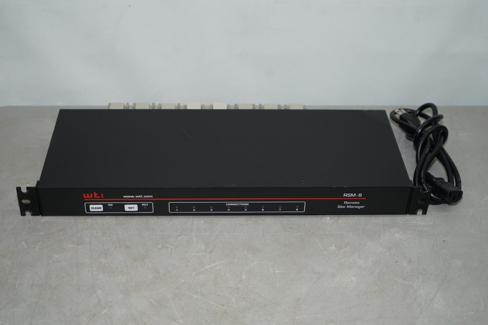 ^ WTI RSM-8 8-Port  Remote Site Manager + Power Control #X4887