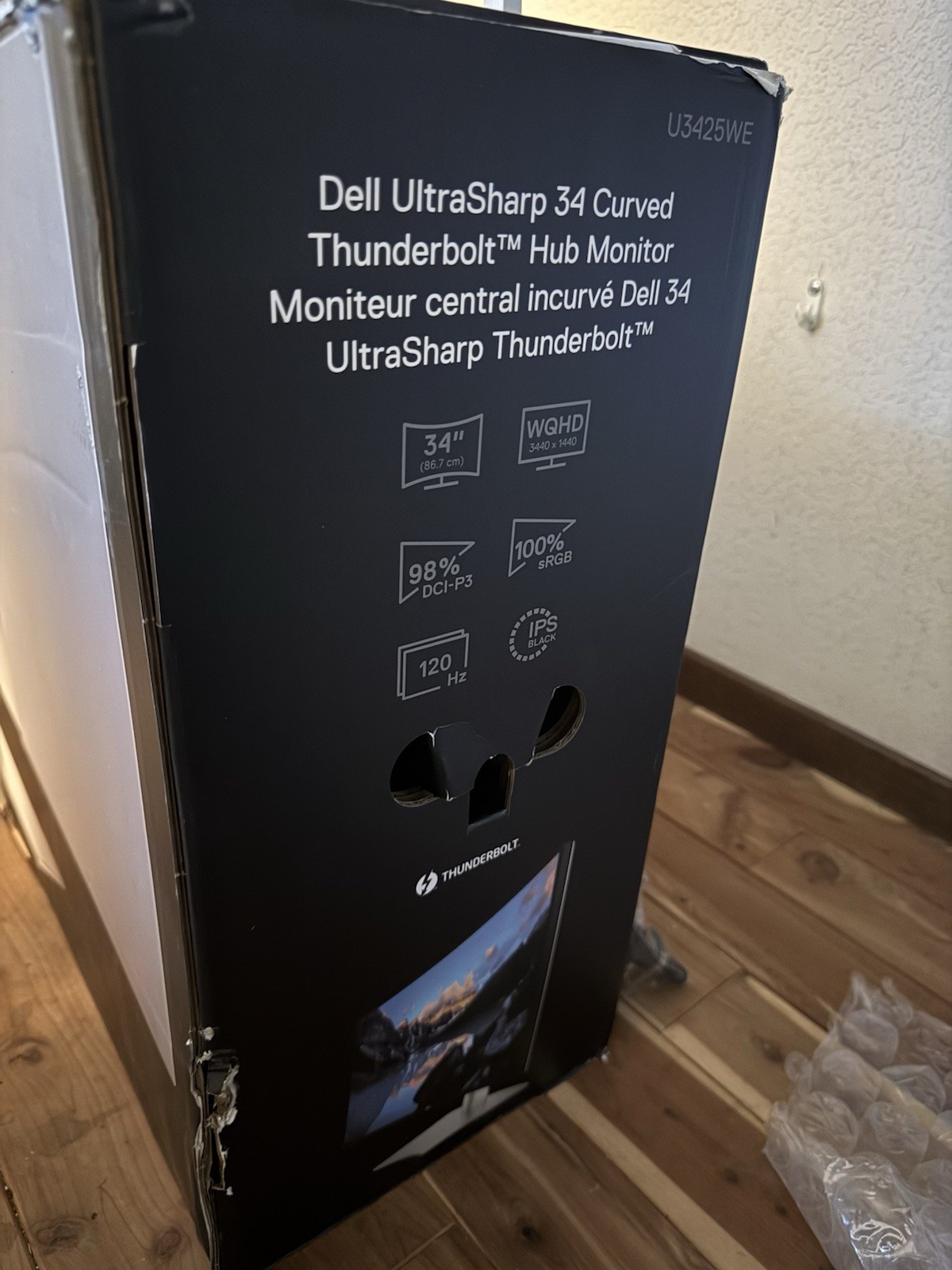 Dell UltraSharp U3425WE 34" Curved IPS 3440x1440 120Hz Thunderbolt Hub