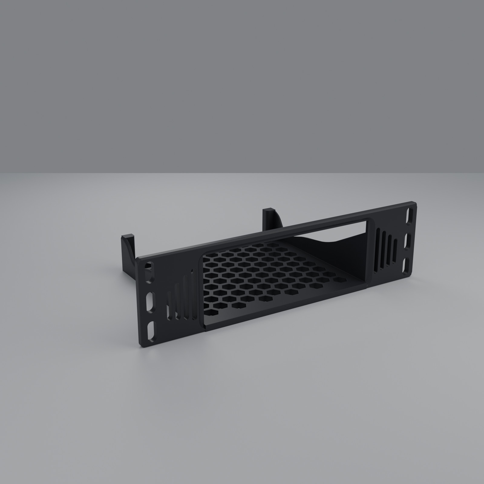 10 Inch Rack Mount 1.5U for Acer Veriton GN100 GB10 AI Desktop Homelab Black