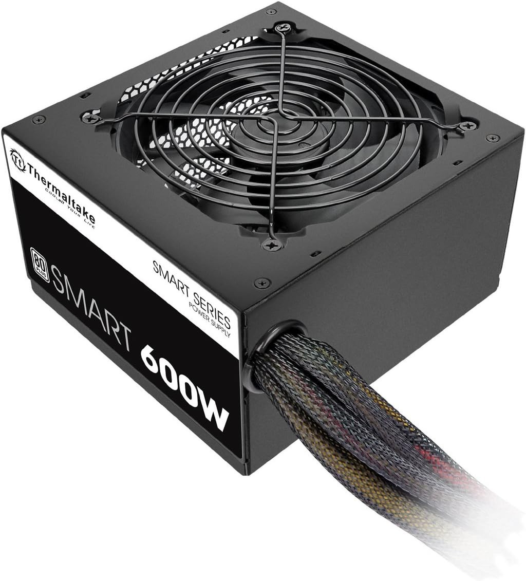 Thermaltake Smart Power Supply ATX 12V 600W 80 Plus White Active PFC S/Cable
