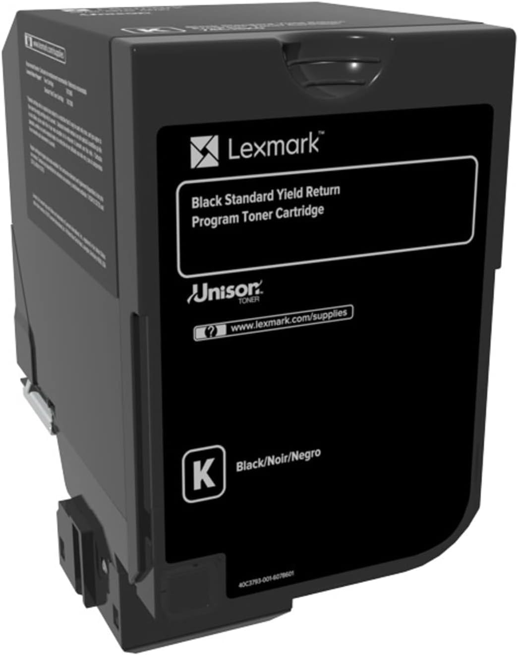 74C1SK0 CS720, CS725, CX725 Black Yield Return Program Cartridge Toner