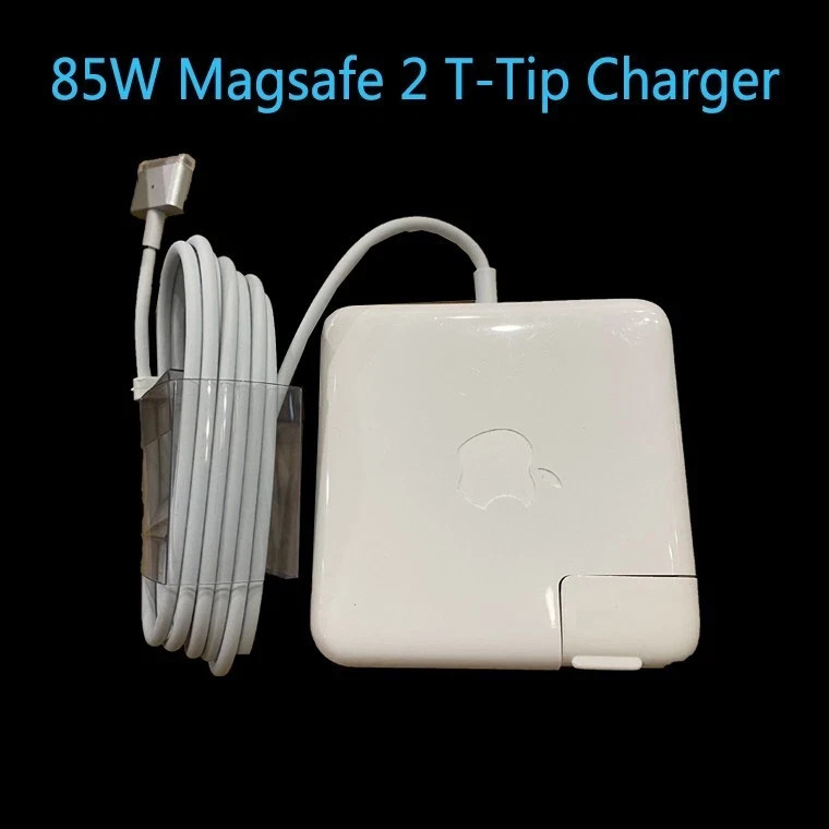 Genuine 85W MagSafe 2 T-Tip Adapter Charger For Apple MacBook Pro A1424 A1398