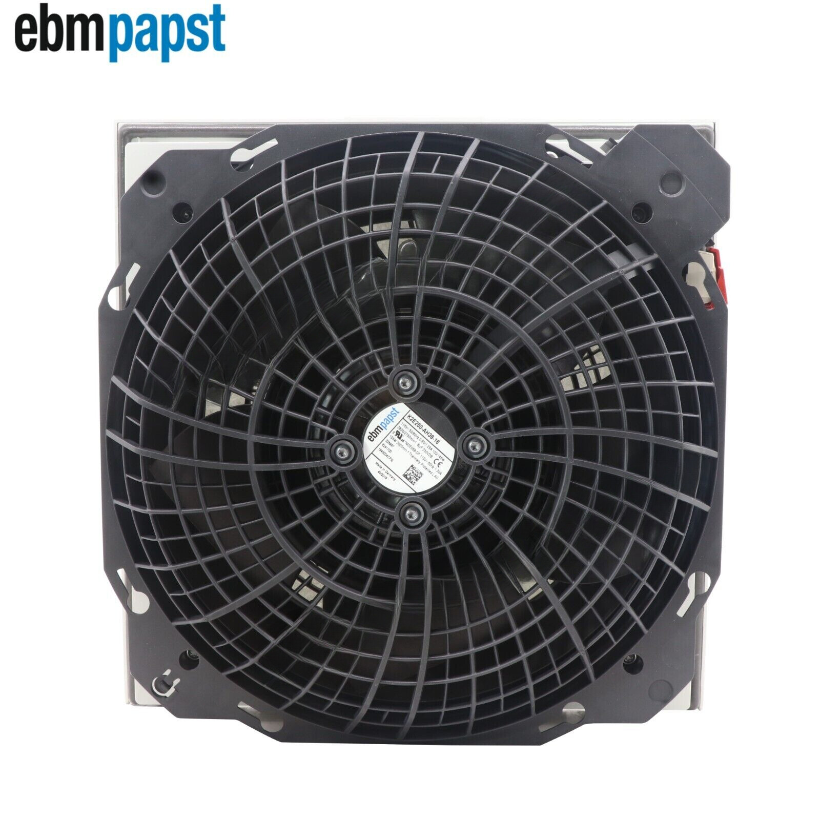 Eb K2E250-AH38-16 Ebmpapst Fan 115VAC Filter Fan 0.90/1.25A 100/145W Cabinet Fan