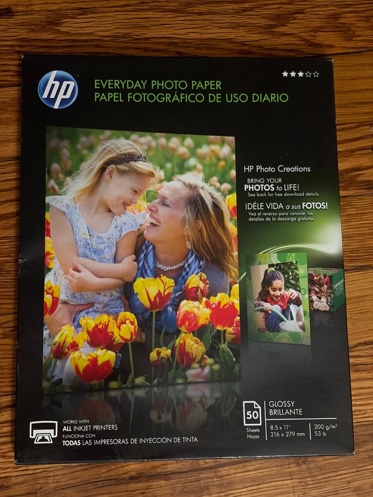 a pack ofHP Everyday Glossy Photo Paper. [1] (https: www.bhph