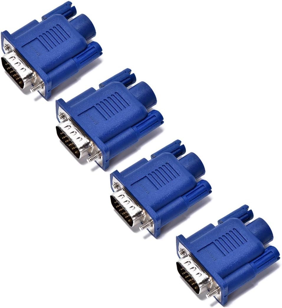 4Pcs VGA Virtual Display Adapter Monitor Plug Headless Ghost Emulator 1080p@60Hz