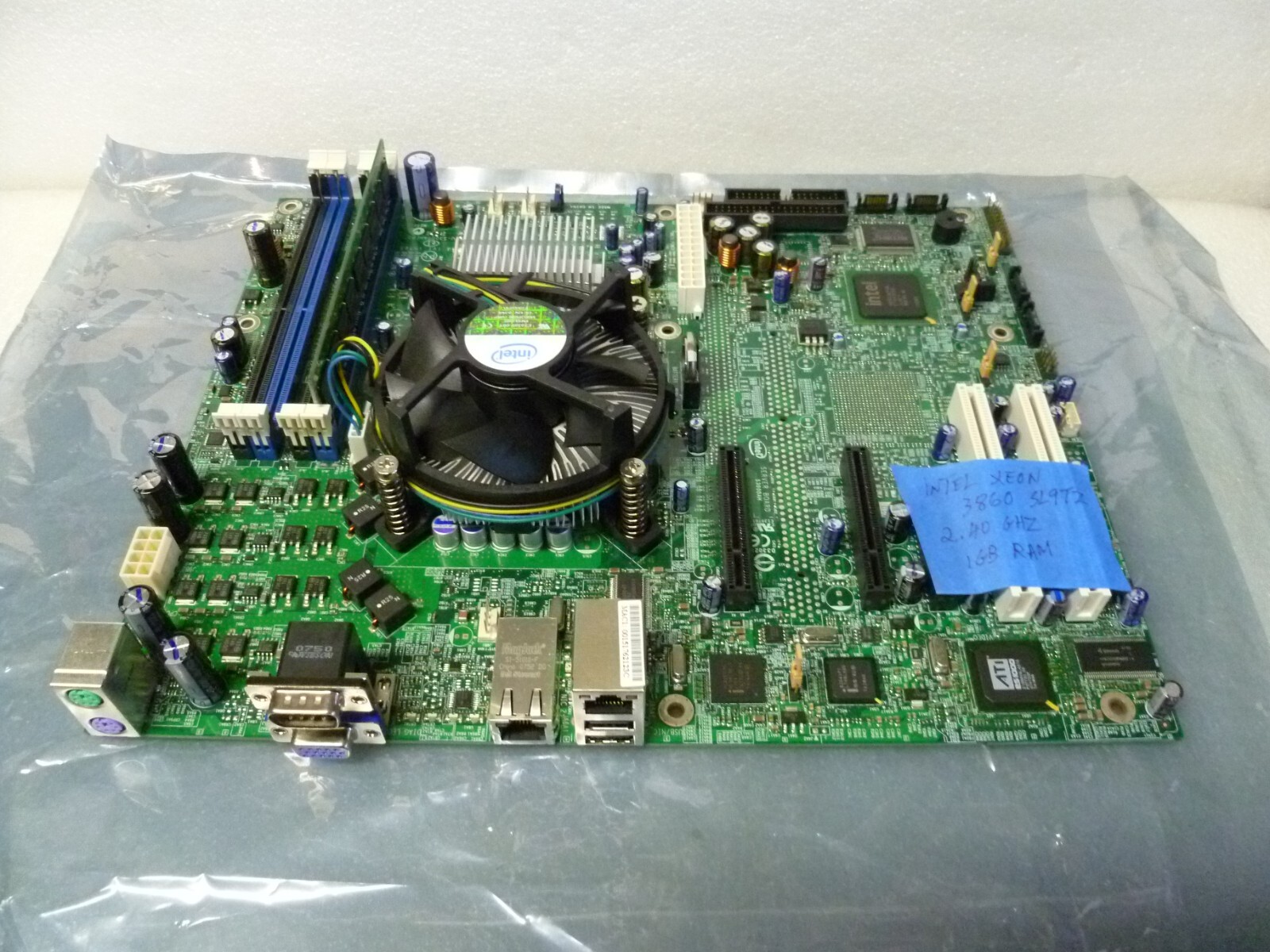 INTEL S3000AH INTEL XEON 3860 SL9TZ 2.40GHZ 1GB RAM MOTHER BOARD