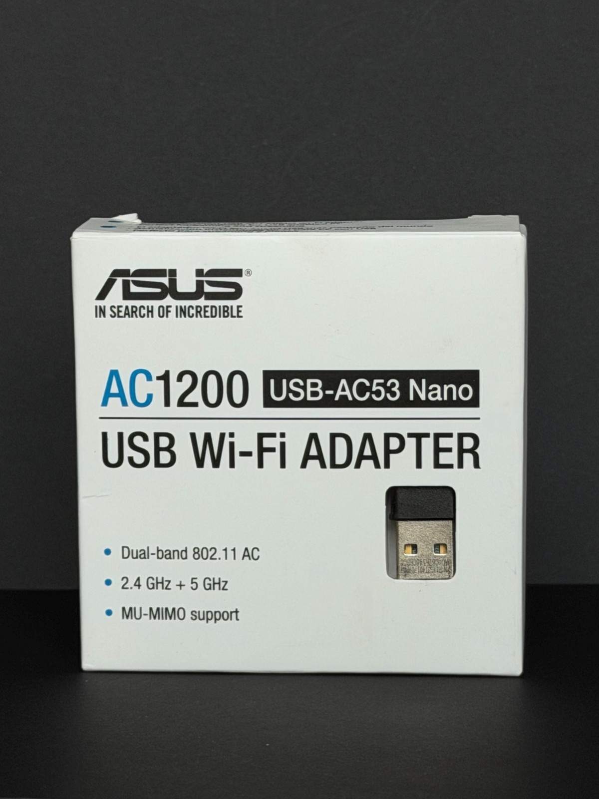 Asus AC1200 USB-AC53 Nano USB Dual Band Wifi Adapter Free Fast Shipping