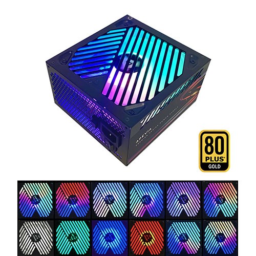 Apevia Premier ATX-PM1000W 1000W 80+ Gold certified RGB fan Power Supply