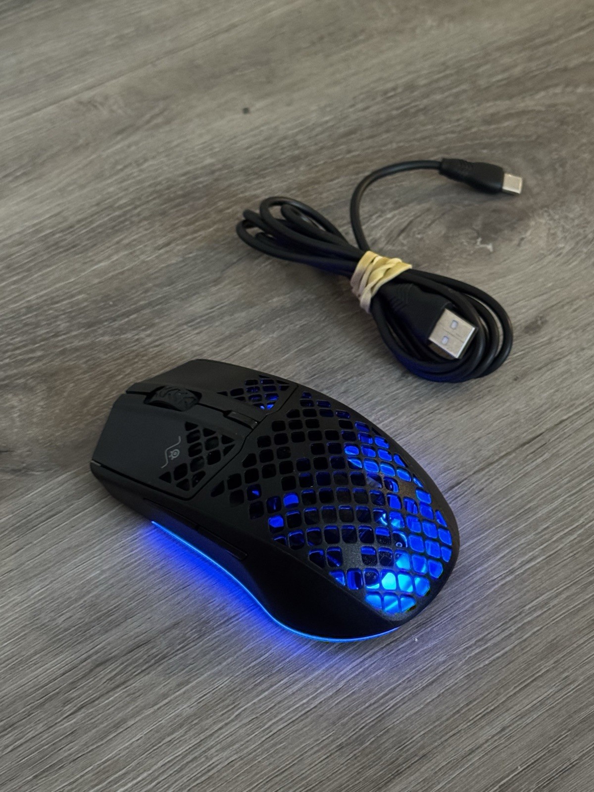 SteelSeries Aerox 3 Wireless (2022) Onyx Black Gaming Mouse 18000 DPI LED