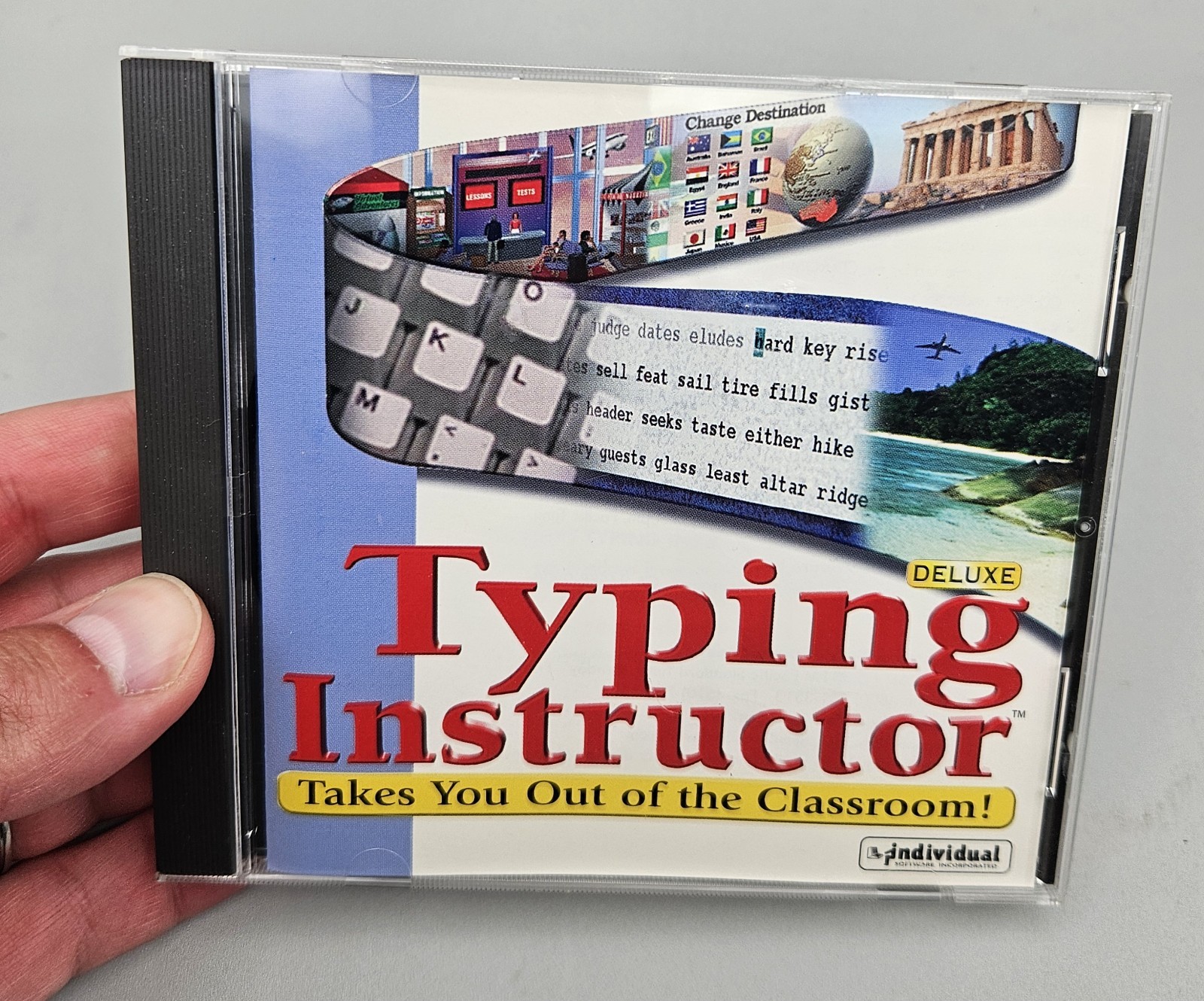 Vintage Typing Instructor Deluxe PC CD-ROM Windows Educational Software 