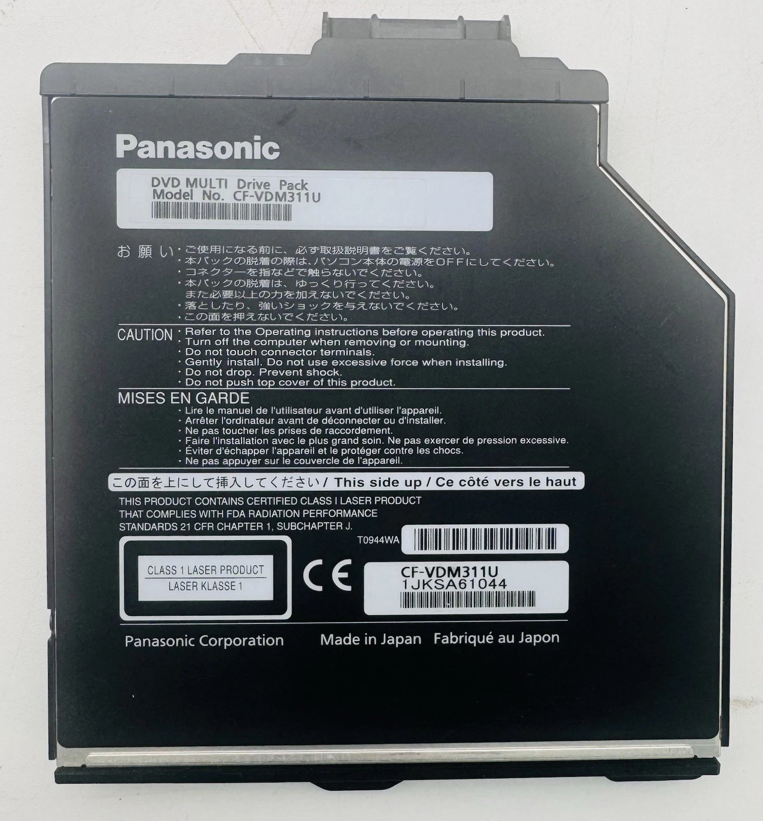 Panasonic Toughbook CF-VDM311U DVD±RW Drive Modular Bay CF-31 CF-30 CF-19