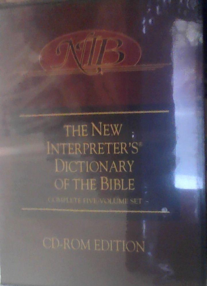 Interpreter's Dictionary of the Bible CD-ROM