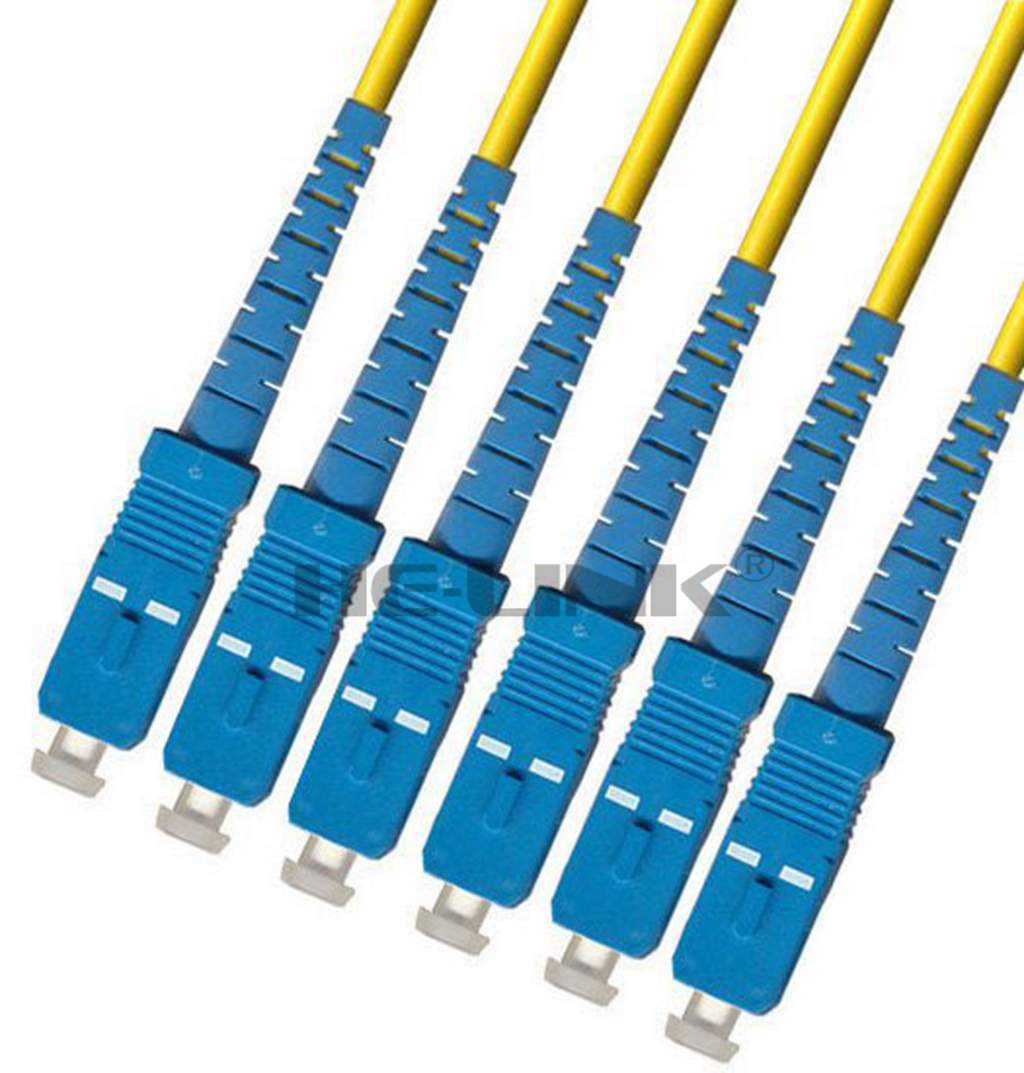 150M SC-SC Outdoor Armored Singlemode 6 Strands Fiber Optic Cable