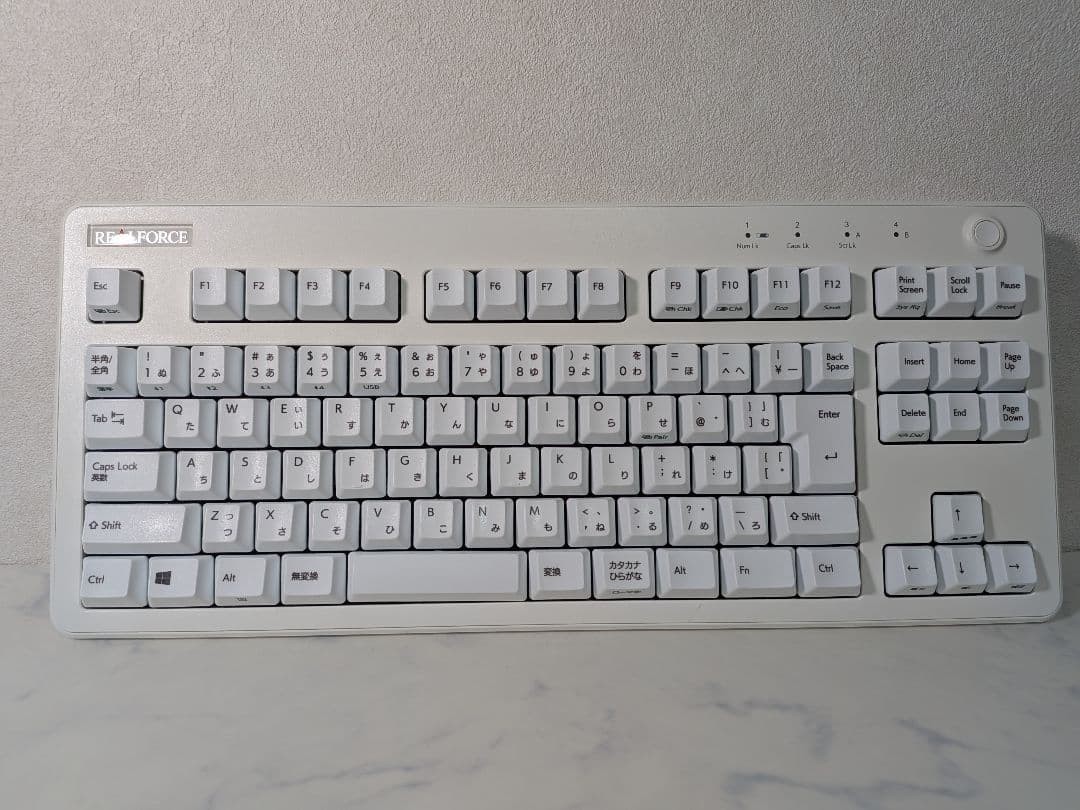 Topre REALFORCE R3HC22 Keyboard Layout White USB Wired Bluetooth PBT