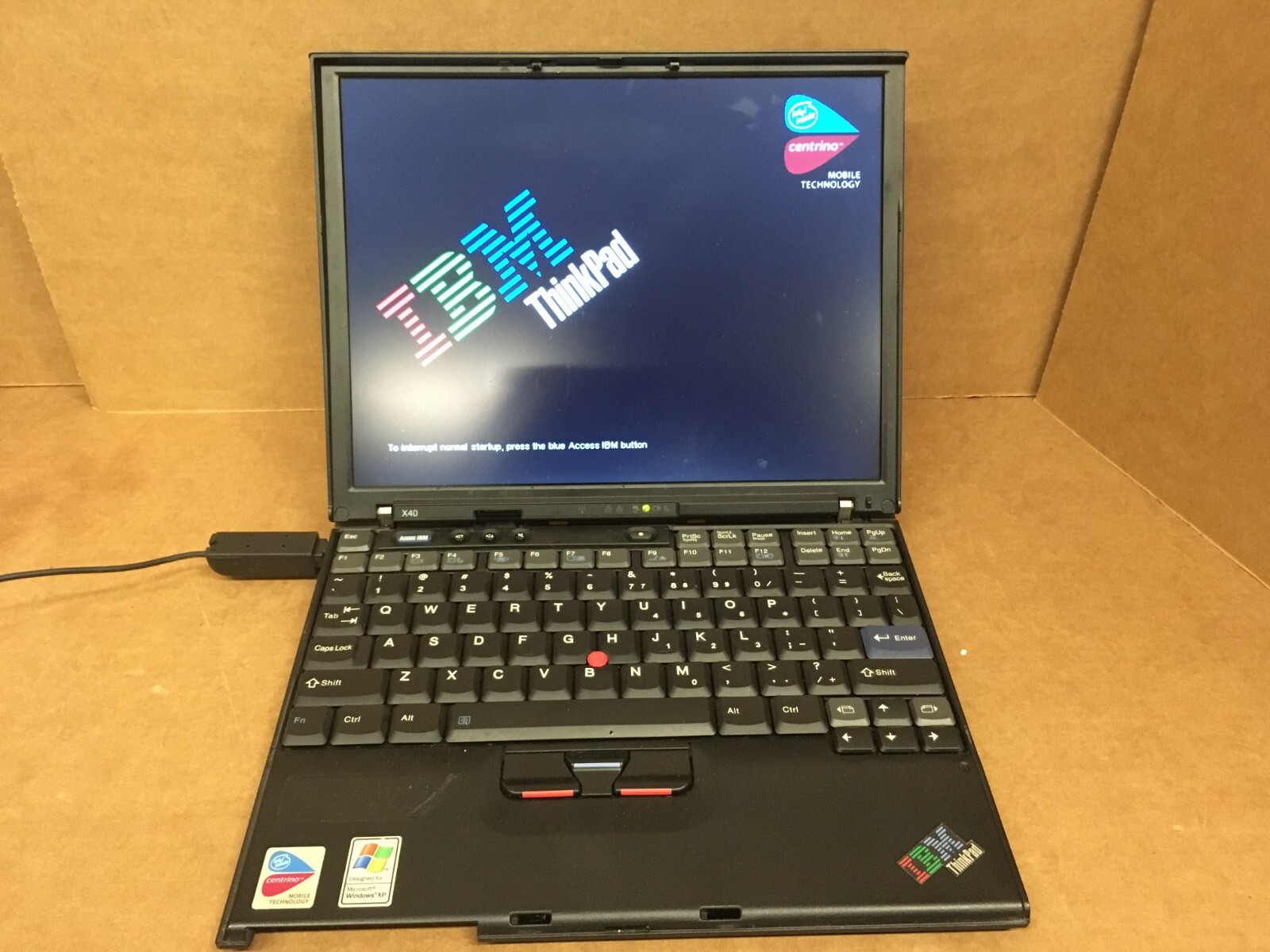 Vintage IBM Thinkpad X40  598MHz 768MB RAM NO HDD