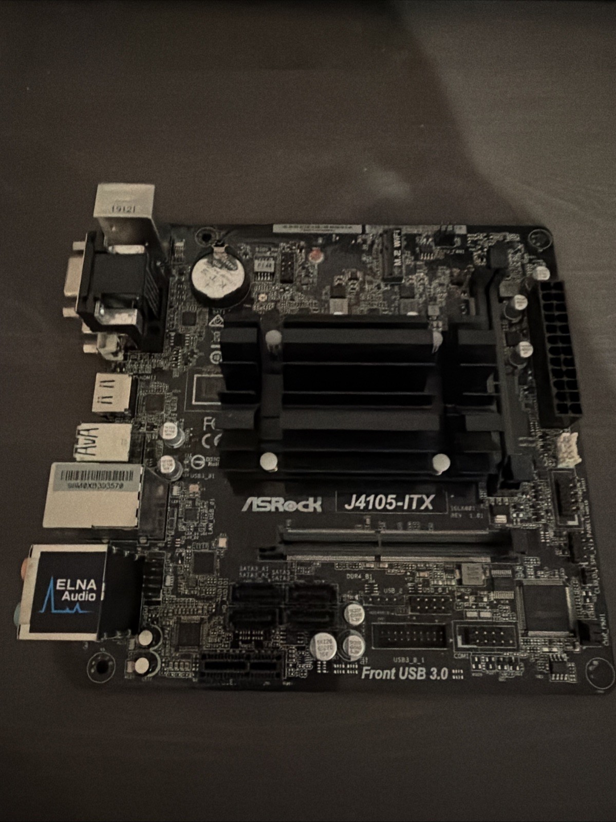 ASRock J4105-ITX motherboard fanless NAS 4 SATA ports